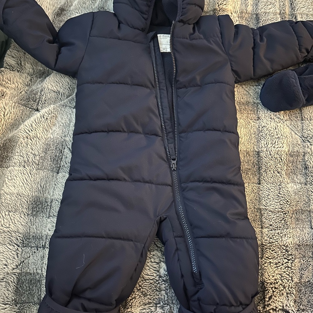 Okie Dokie Navy Puffer Jacket for Kids